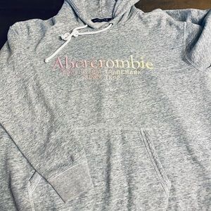 Abercrombie & Fitch gray hoodie XL